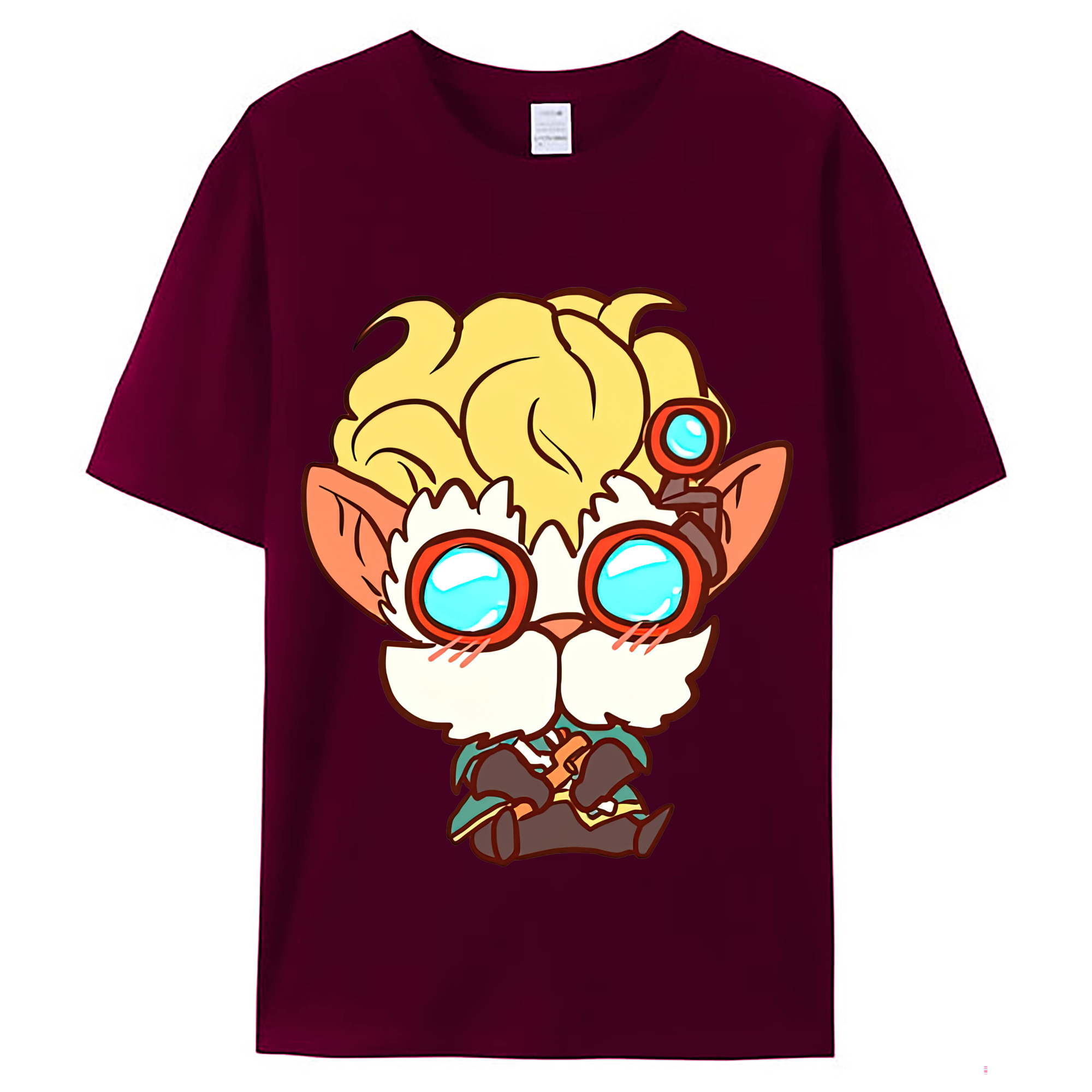 （画像用） リーグ・オブ・レジェンド League of Legends LOL レディースカジュアルプリントTシャツ（綿100％）